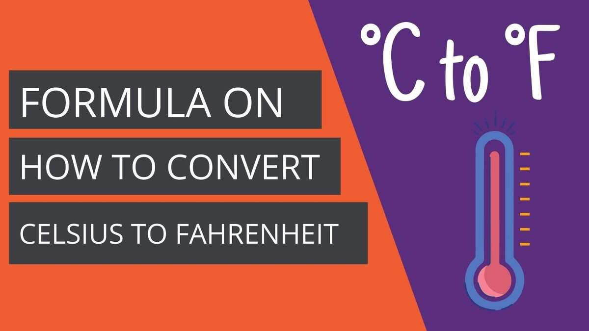 Formula how to convert Celsius to Fahrenheit